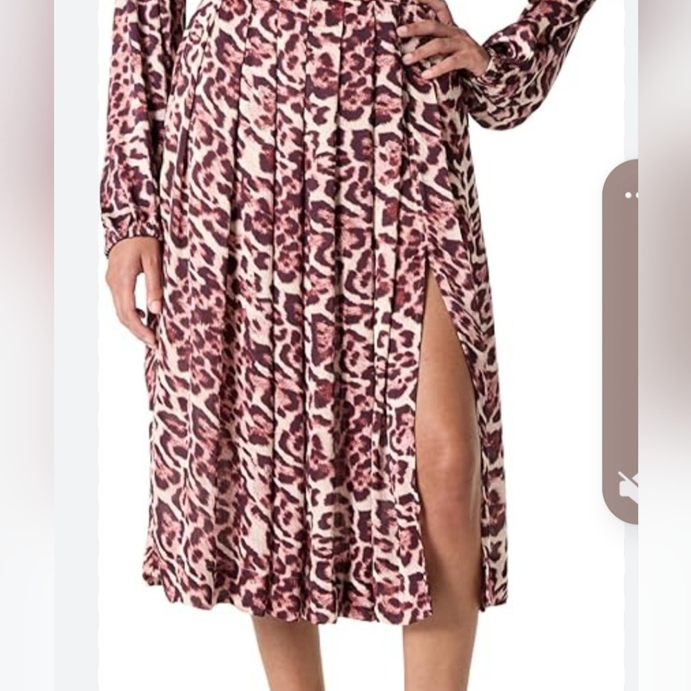 The Drop 2x Women's Standard Pleated Skirt with Slit